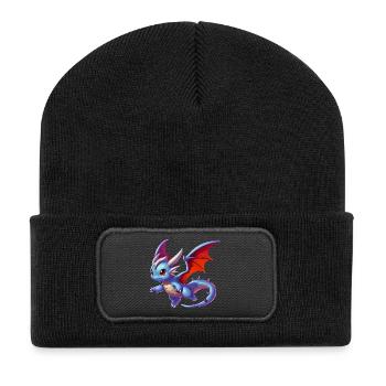 Dragon - Recycled Patch Beanie - black - Front
