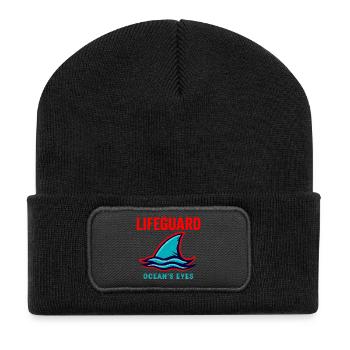 Chemise de sauveteur yeux de l’océan - Beanie recyclé à patch - noir - Devant