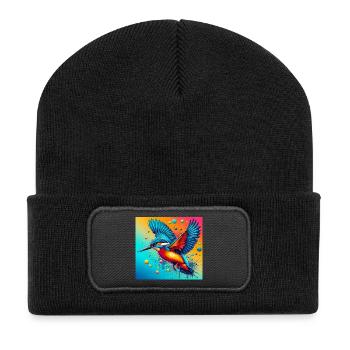 kingfisher - Recycled Patch Beanie - black - Front