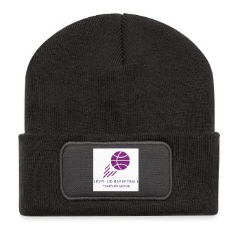 Level Up Basketball  - Recycled Patch Beanie - dark grey - Front