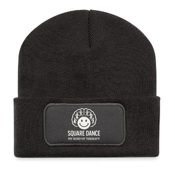 Square Dance Therapy - Recycled Patch Beanie - dark grey - Front