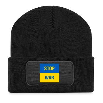 Stop War - Recycled Patch Beanie - black - Front