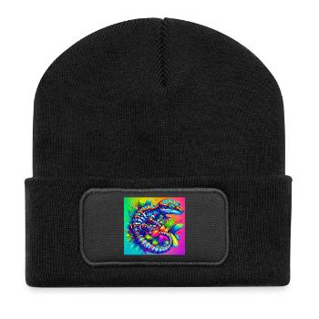 Gecko - Recycled Patch Beanie - black - Front