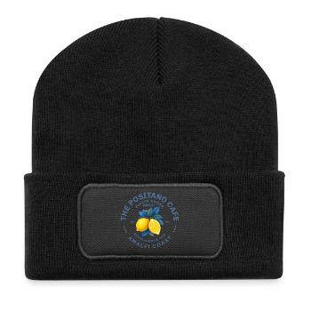 Lemon Passion Fruit Amalfi coast Italy - Recycled Patch Beanie - black - Front
