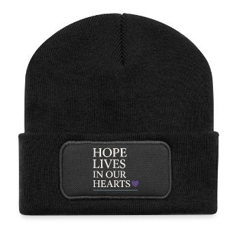 Suicide Loss Remembrance Walk Suicide - Recycled Patch Beanie - black - Front