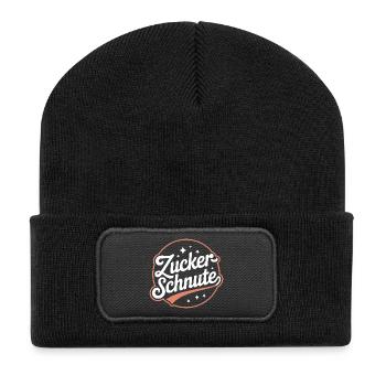 Sugar Snout Sweet Tooth Chocolate Sugar Snouts - Recycled Patch Beanie - black - Front