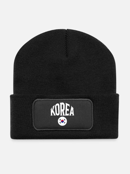 Korea - Recycled Patch Beanie - black