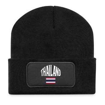 Thaïlande - Beanie recyclé à patch - noir - Devant