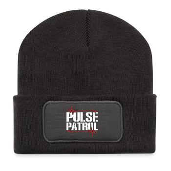 Cardiac Tech Pulse Patrol Cardiac Sonographer - Recycled Patch Beanie - dark grey - Front