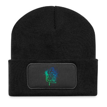 Roadbike motif with recognition value - Recycled Patch Beanie - black - Front