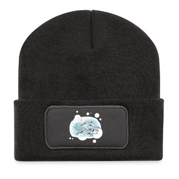 greyhounds - Recycled Patch Beanie - dark grey - Front