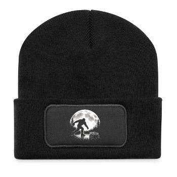 Bigfoot Bowling - Beanie recyclé à patch - noir - Devant