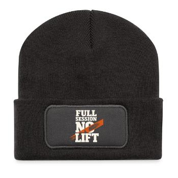 Autocross de piste de la Journée de la Piste Poussière de Frein HPDE - Beanie recyclé à patch - charbon - Devant