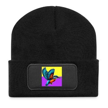 kingfisher - Recycled Patch Beanie - black - Front