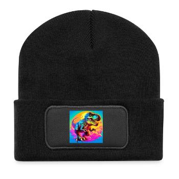 dinosaur - Recycled Patch Beanie - black - Front