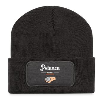 Petanque Addict Spanien - Recycelte Patch Beanie - Dunkelgrau - Vorne