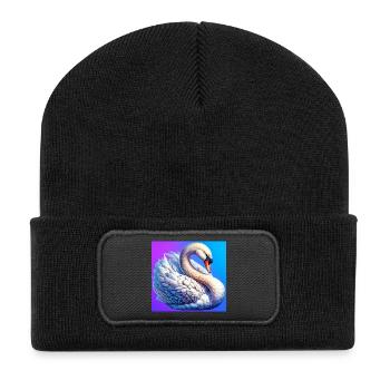 swan - Recycled Patch Beanie - black - Front