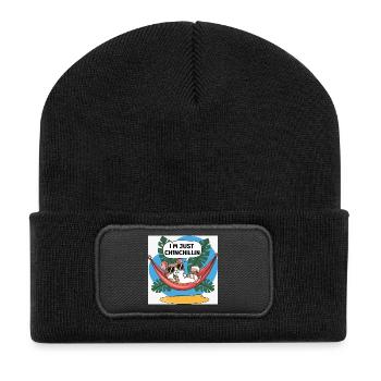 Chinchillin Hammock Tropical Chill - Recycled Patch Beanie - black - Front