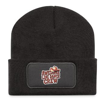 Fantastische Line Dance Crew - Recycelte Patch Beanie - Dunkelgrau - Vorne