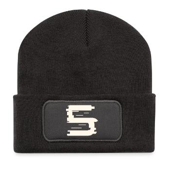 5 - Recycled Patch Beanie - dark grey - Front