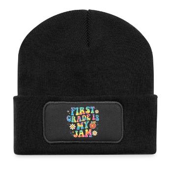 Jam Tie-Dye der ersten Klasse - Recycelte Patch Beanie - Schwarz - Vorne