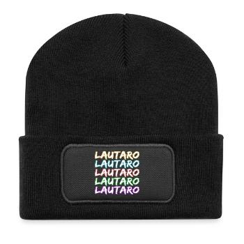 Bergsteigen Lautaro - Recycelte Patch Beanie - Schwarz - Vorne