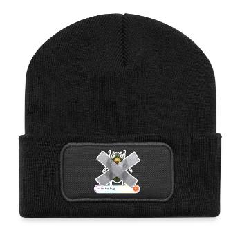 NOAI-Bug - Recycelte Patch Beanie - Schwarz - Vorne