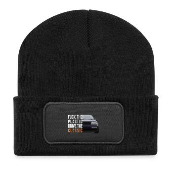 Vento chemise T-shirt pull pour le conducteur Vento - Beanie recyclé à patch - noir - Devant