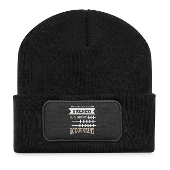 Accountant accountant - Recycled Patch Beanie - black - Front