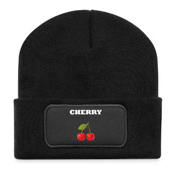 CHERRY STYLE - Recycled Patch Beanie - black - Front