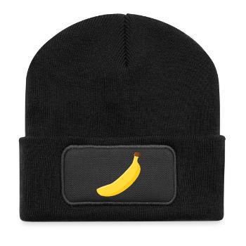 banana - Recycled Patch Beanie - black - Front