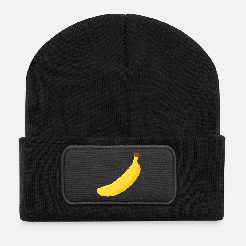 banana - Recycled Patch Beanie - black