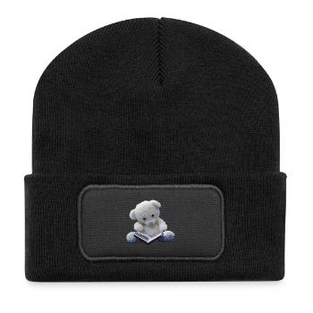 Teddy - Recycled Patch Beanie - black - Front