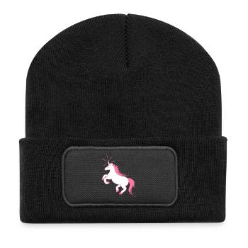 Incroyable Unicorn - La dernière licorne - Beanie recyclé à patch - noir - Devant