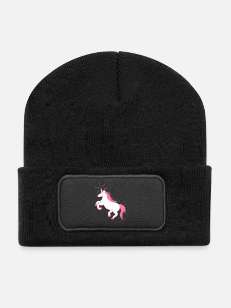 Amazing Unicorn - The Last Unicorn - Recycled Patch Beanie - black