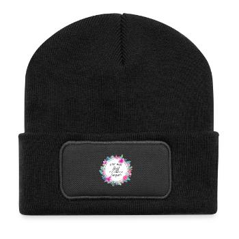 Un EVJF au TOP - Beanie recyclé à patch - noir - Devant