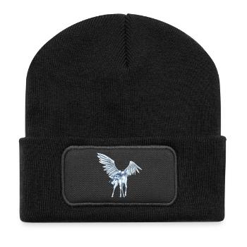 Pegasus 9 - Recycled Patch Beanie - black - Front