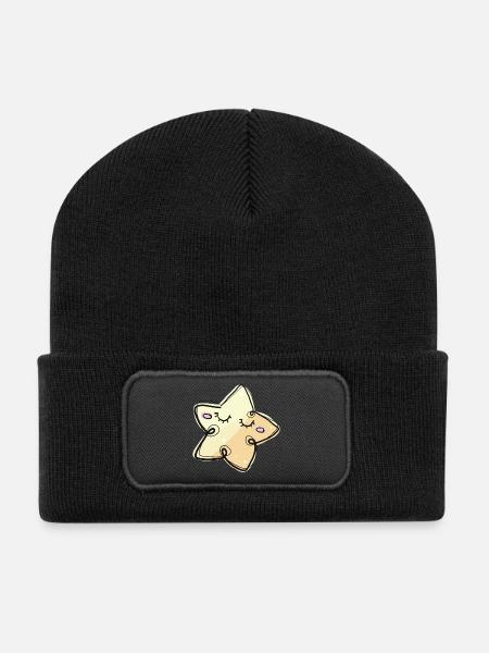 ASTERISK - Recycled Patch Beanie - black