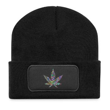 weed - Recycled Patch Beanie - black - Front
