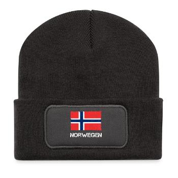 Norway - Recycled Patch Beanie - dark grey - Front