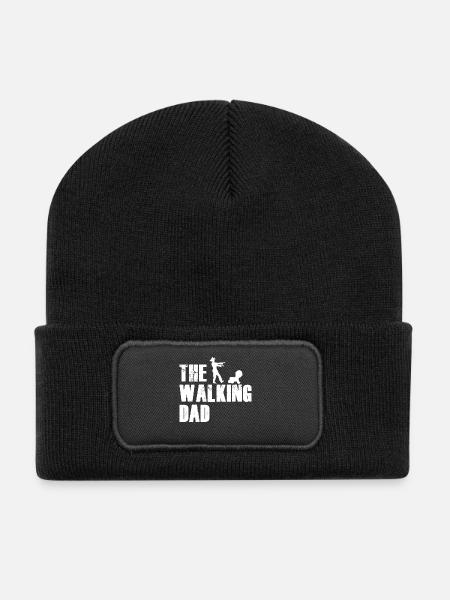 The Walking Dad - Recycled Patch Beanie - black