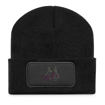 garlic - Recycled Patch Beanie - black - Front