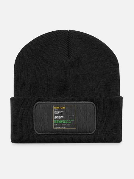 Legendärer fester Freund Liebe Beziehung verliebt - Recycelte Patch Beanie - Schwarz