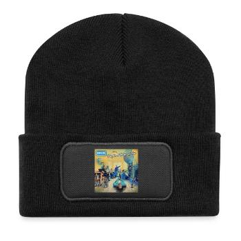 Manchester City Parodie - Auf jeden Fall City - Recycelte Patch Beanie - Schwarz - Vorne
