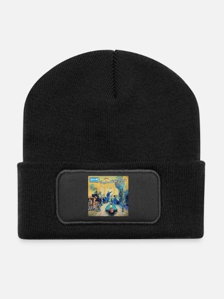 Manchester City parody - Definitely City - Recycled Patch Beanie - black