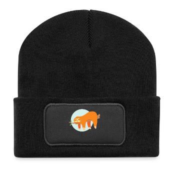 Lazy Day - Recycled Patch Beanie - black - Front