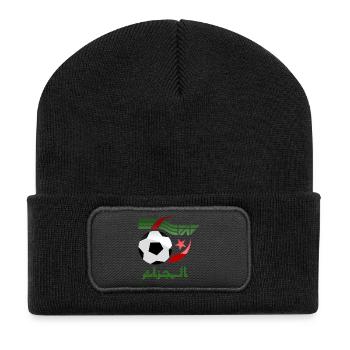 algeria football federation - Recycled Patch Beanie - black - Front