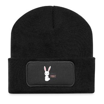 Design - Recycled Patch Beanie - black - Front