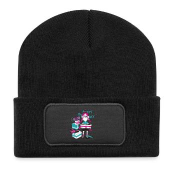 anniversaire - Beanie recyclé à patch - noir - Devant