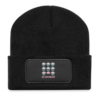 Be different - Recycled Patch Beanie - black - Front